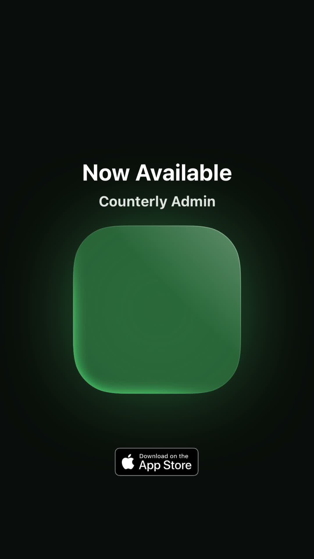 Counterly Admin 2.0 iPad back office for catalog, cash office, and reports